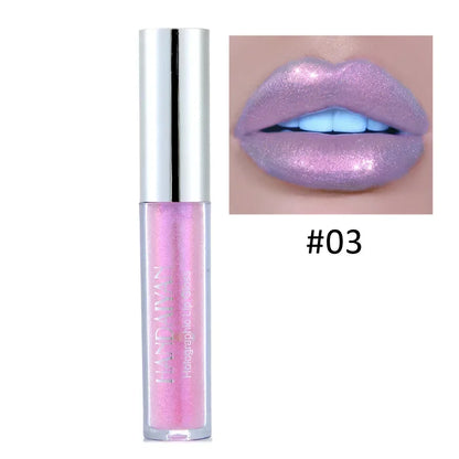 Gloss Holographique Sirène — Brillant Métallique Longue Tenue, 6 Teintes