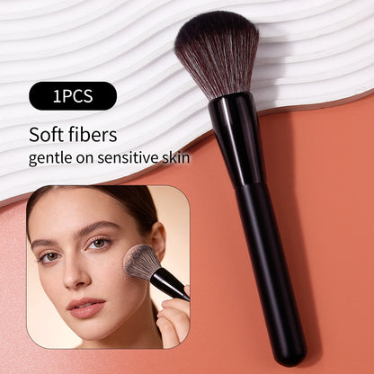 Gros Pinceau Poudre Multifonction Doux - Blush Contour Fixation Maquillage Professionnel Beauté Outil