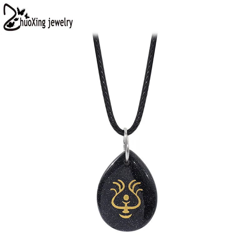 Collier Pendentif Tasse Thé Émail Fait Main - Chaîne Longue Pull Bohème