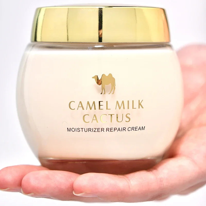 Crème Hydratante Lait Chamelle Cactus - Nourrissante Rajeunissante Longue Durée Naturelle Soin Beauté