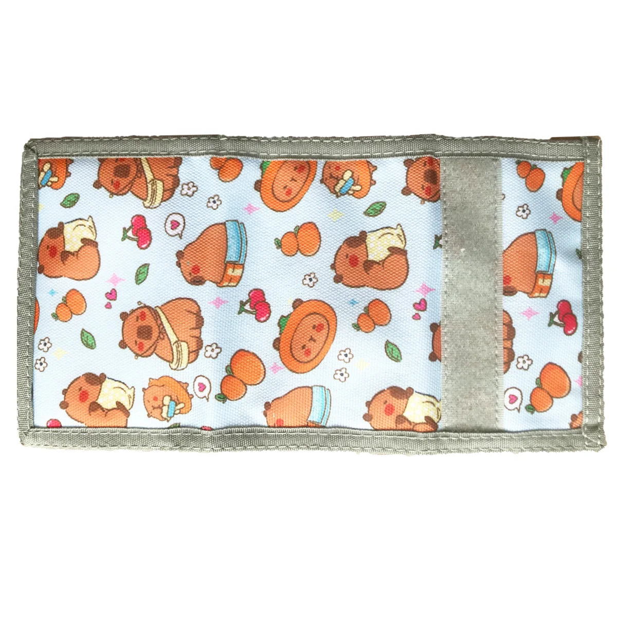 Portefeuille Capybara Kawaii Fille - Porte-Monnaie Cartoon Mignon Trifold Organisateur Cartes Cadeau