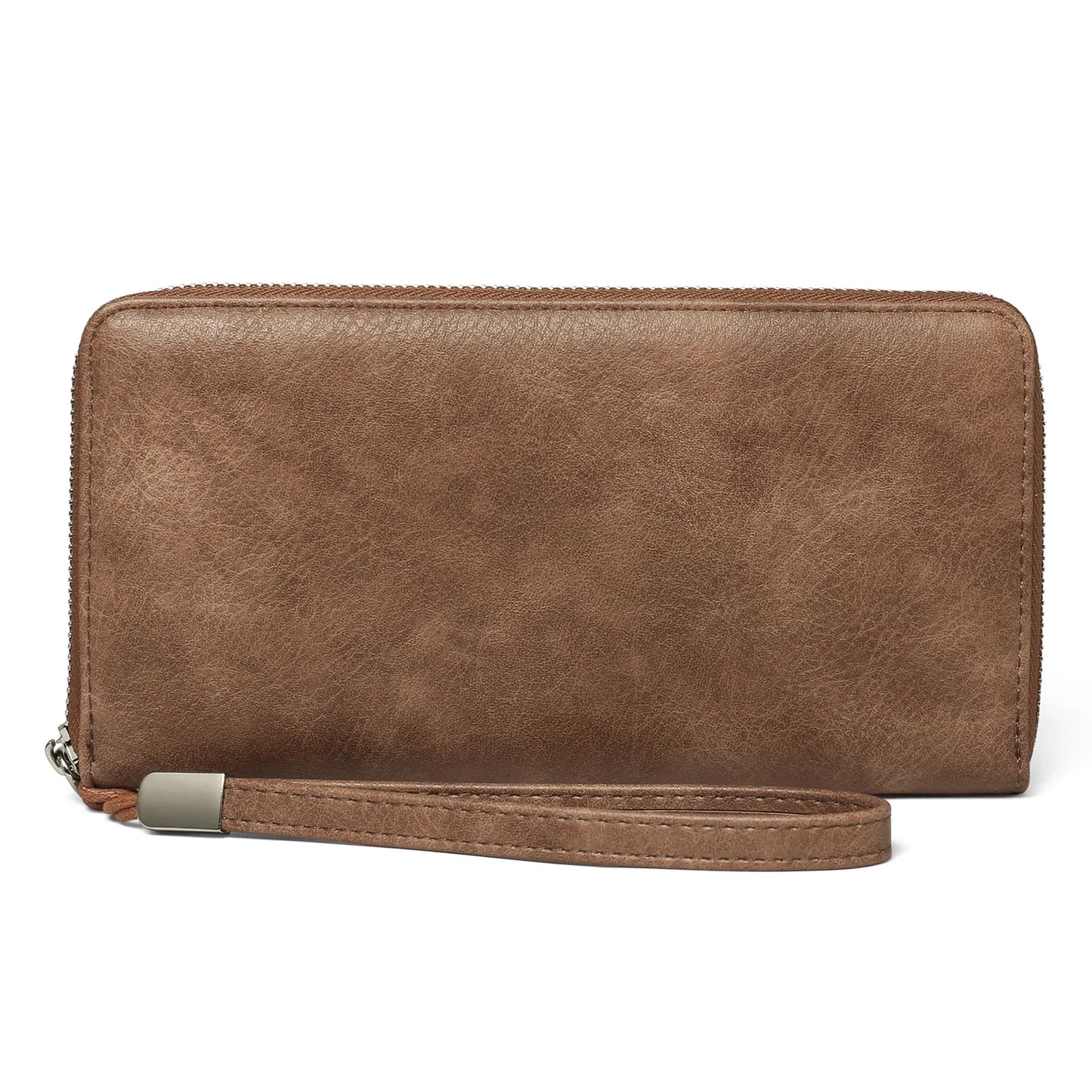 Portefeuille Femme Vintage RFID - Grande Capacité Cuir PU avec Porte-Cartes