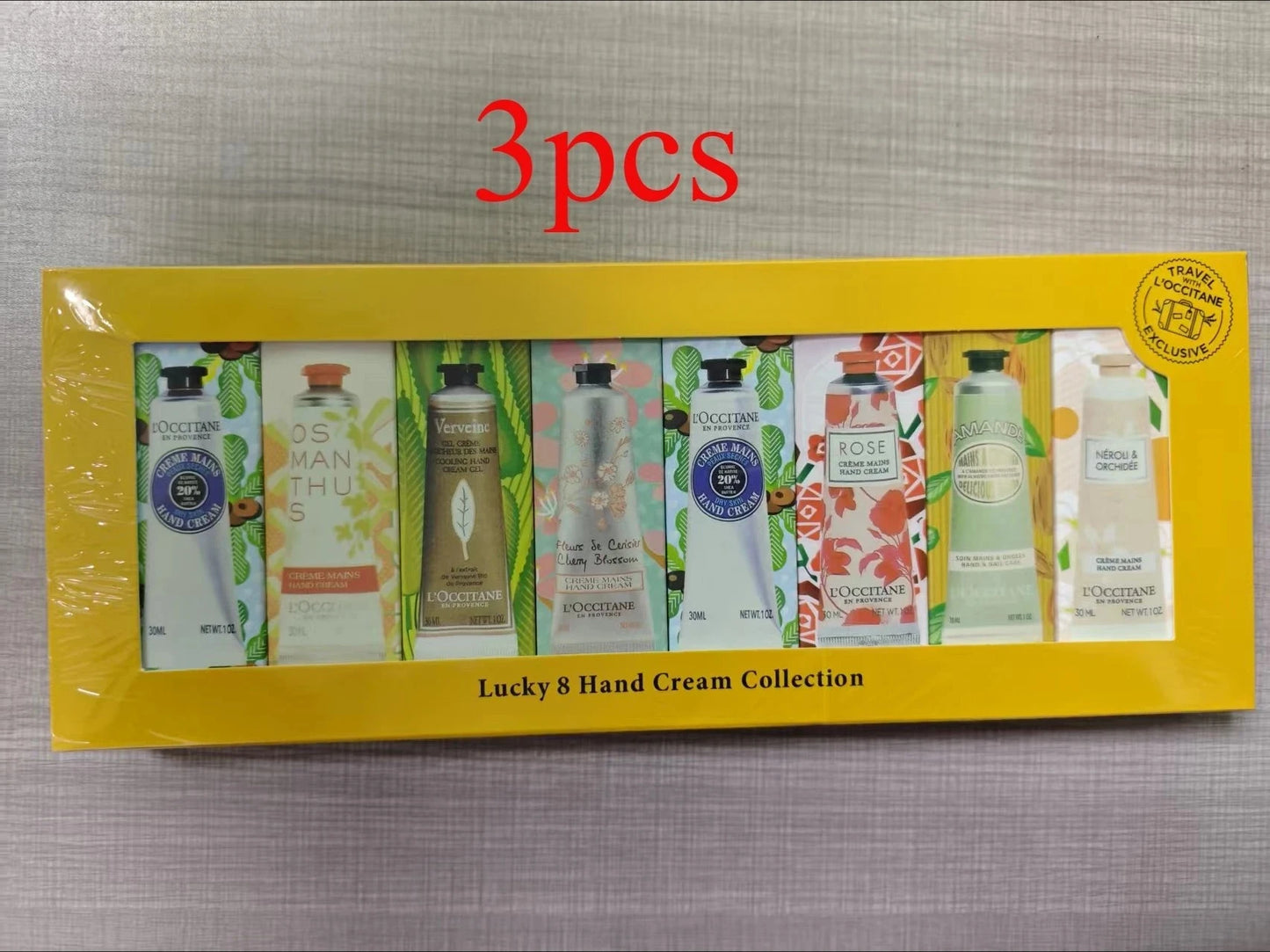 Set Crèmes Mains 3pcs - Karité Sakura Rose Hydratante Nourrissante Anti-Sécheresse Cadeau Beauté