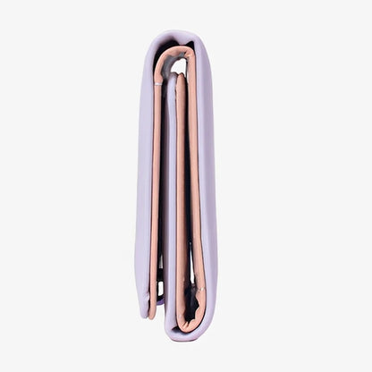 Portefeuille Femme Tri-Fold Cuir PU Bouton Fantaisie - Porte-Cartes Court Porte-Monnaie