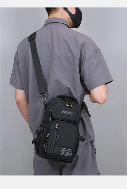 Sac Poitrine Multifonction en Nylon – Sport, Randonnée & Cyclisme