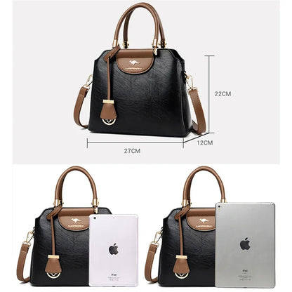 Sac Tote Femme Cuir Luxe Petit - Crossbody Designer Simple Élégant 2026