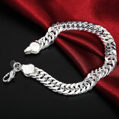 Bracelet Chaîne Argent Sterling 925 — Élégant et Minimaliste, 20 Coloris