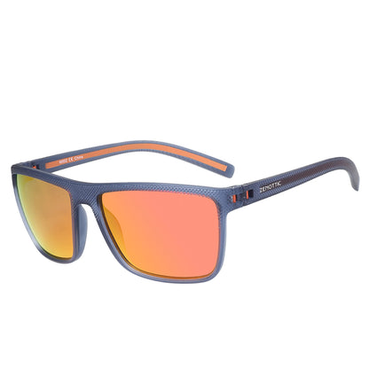 ZENOTTIC Lunettes de Soleil Polarisées Carrées — TR-90 Léger, UV400, Unisexe