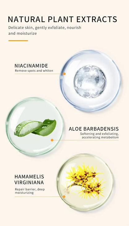 Gel Exfoliant Facial Hydratant - Éclaircissant Nourrissant Crème Visage Soin Beauté Peau Douce Lumineuse