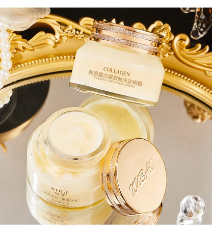 Crème Collagène 50g - Lifting Raffermissante Hydratante Anti-Rides Ridules Éclaircissante Visage Beauté