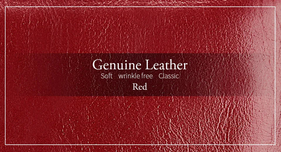 Portefeuille Femme Cuir Véritable RFID - Pochette Court avec Fenêtre ID