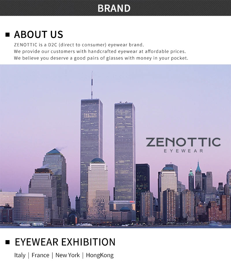 ZENOTTIC Lunettes de Soleil Polarisées Carrées — TR-90 Léger, UV400, Unisexe