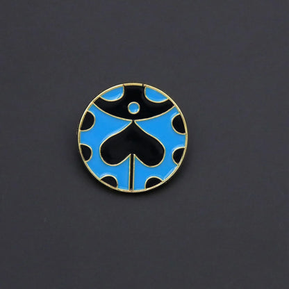 Pin's Émaillé Coccinelle Bleue JoJo's Bizarre Adventure Giorno Giovanna – Badge Broche Anime Fans
