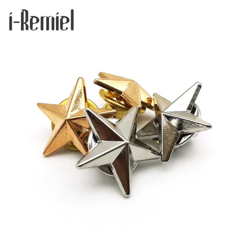 Broche Étoile Minimaliste – Pin Tendance pour Hijab et Chemisiers