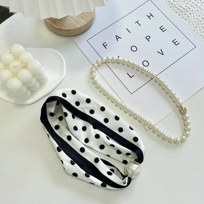 Foulard Perles Protection Solaire Femme - Boucle Magnétique Pendentif Été Long
