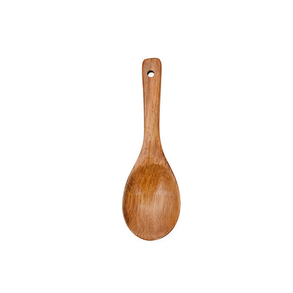 Ustensiles de Cuisine en Bois Naturel - Cuillères et Spatules Écologiques