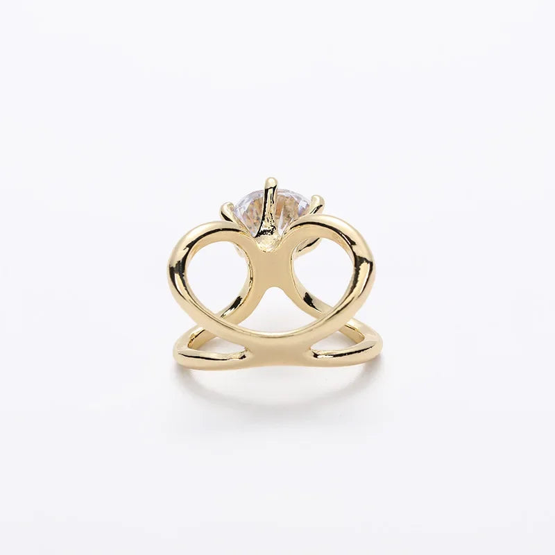 X-Shaped Crystal Scarf Clip Brooch – Elegant Unisex Shawl Fastener