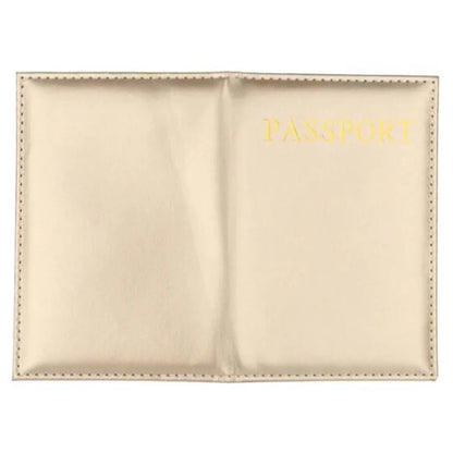 Étui Passeport Femme Cuir PU - Porte-Passeport Voyage Mignon Rose