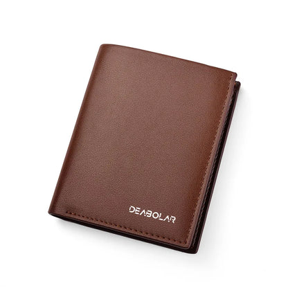 Portefeuille Homme Cuir - Porte-Cartes Compact avec Porte-Monnaie
