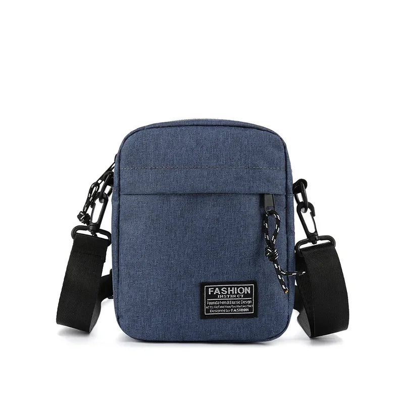 Mini Sac Baguette Bandoulière en Oxford – Unisexe