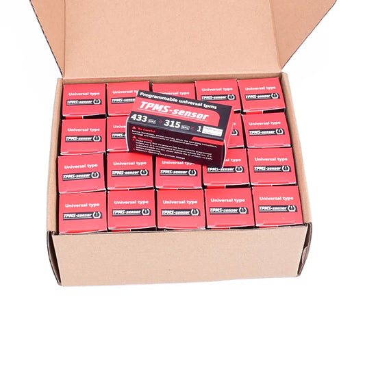 Capteur TPMS Pression Pneu Auto 1pcs - Programmable 315MHz 433MHz Universel TS508 TS600 Métal