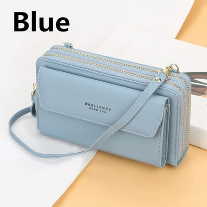 Portefeuille Long Femme Designer Multi-Compartiments - Clutch Grande Capacité