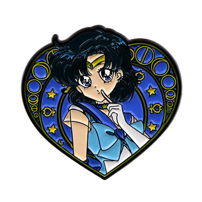 Pin's Émaillé Cartoon Anime Kawaii – Broche Badge Métal Femme Fille