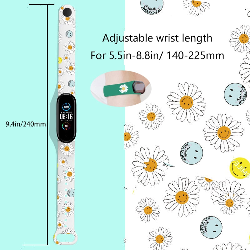 Bracelet Silicone Xiaomi Mi Band 3/4/5/6 - Bracelet Sport Remplacement Coloré