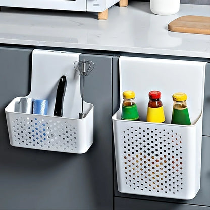 Organisateur de Porte d'Armoire de Cuisine - Panier de Rangement Suspendu Multifonction