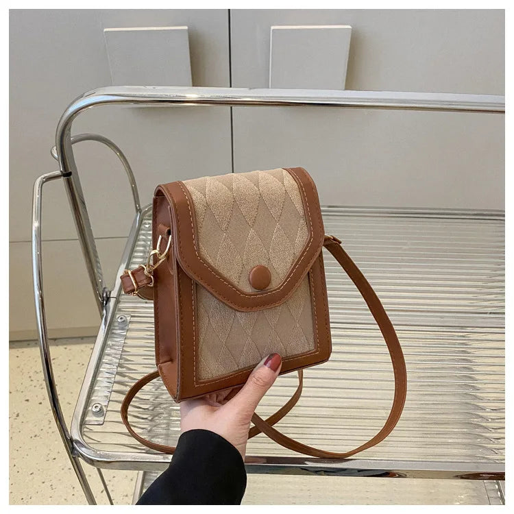 Sac Bandoulière Femme Téléphone - Mini Pochette Cuir PU Crossbody
