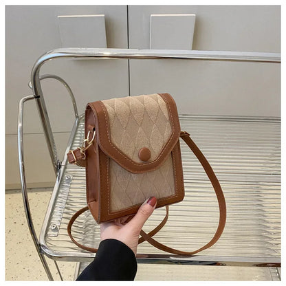 Sac Bandoulière Femme Téléphone - Mini Pochette Cuir PU Crossbody