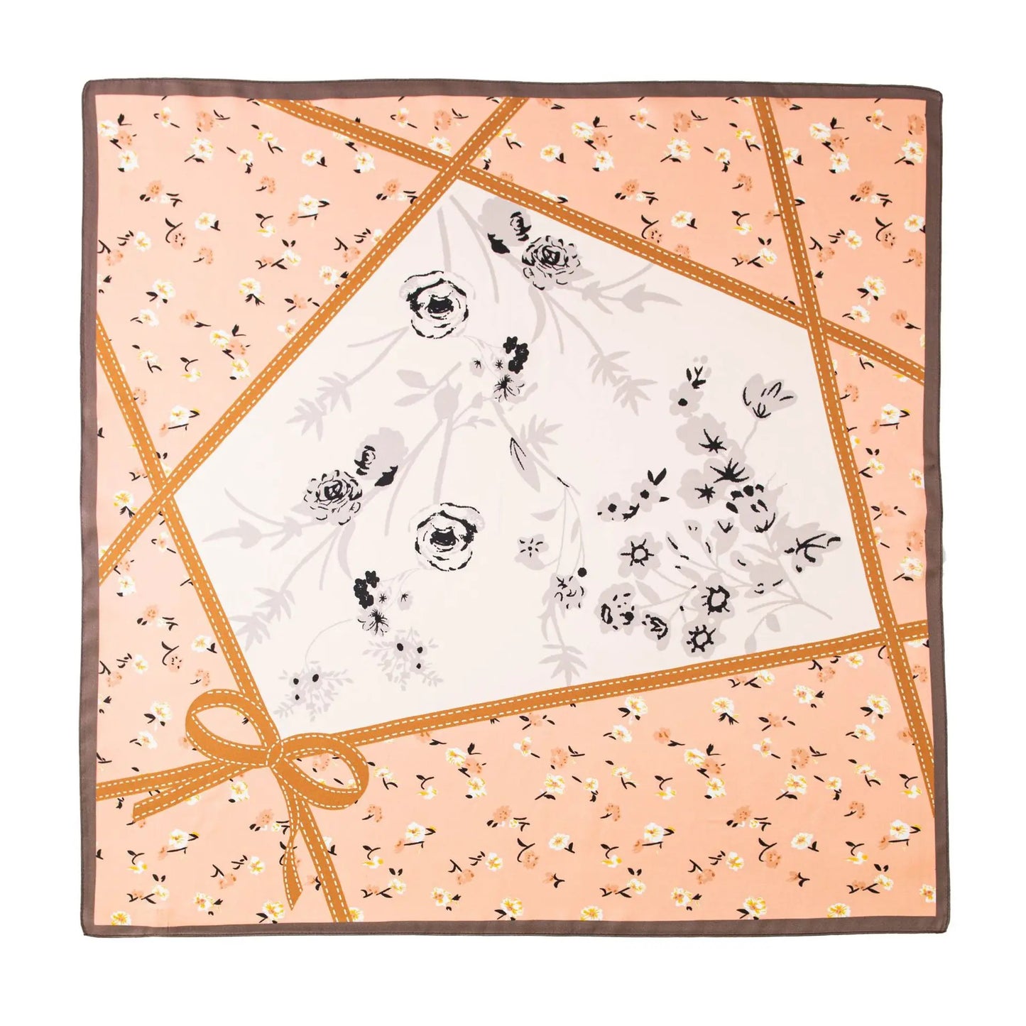 Foulard Carré Soie Mûrier 100% 70cm - Écharpe Premium Luxe Femme