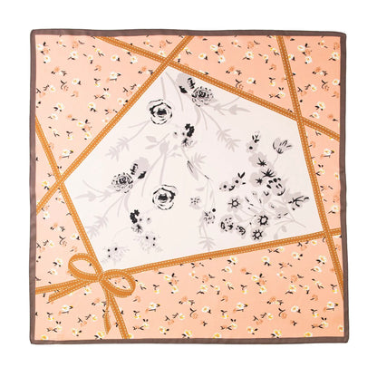 Foulard Carré Soie Mûrier 100% 70cm - Écharpe Premium Luxe Femme
