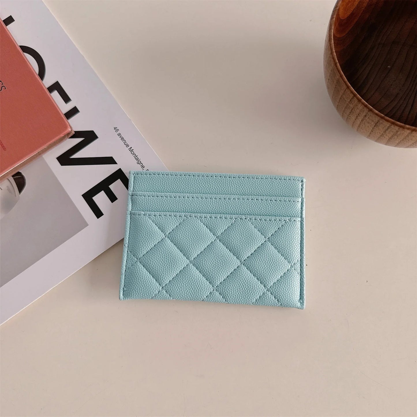 Portefeuille Femme Design Luxe Cuir PU - Porte-Cartes Multifonction Court