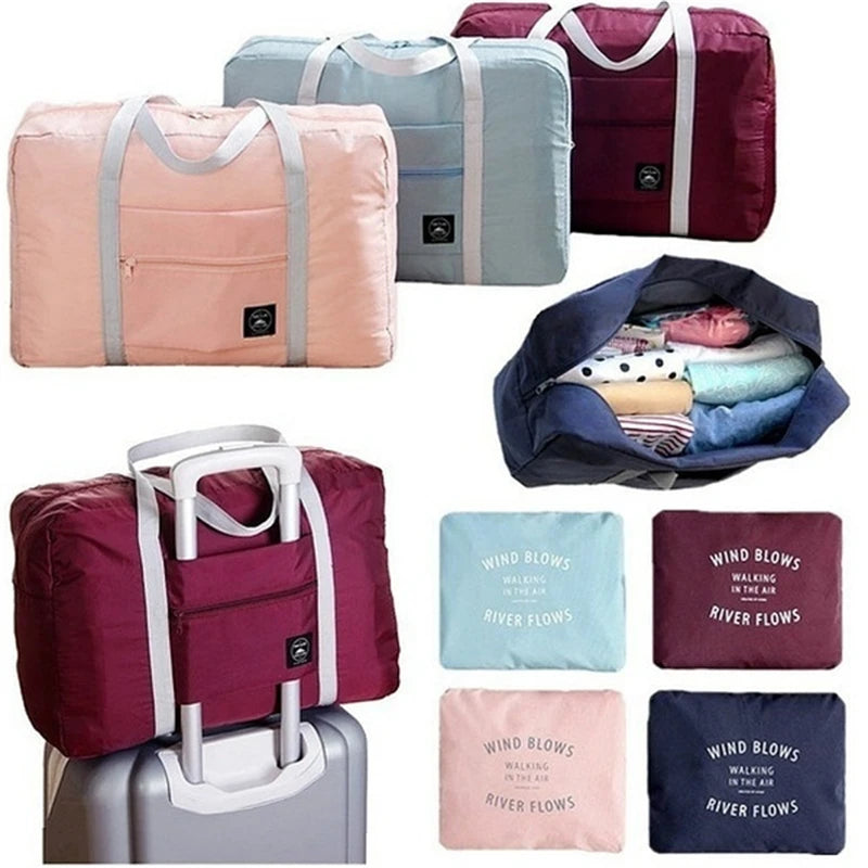 Sac Voyage Pliable Multifonctionnel - Bagage Portable Épaule Rangement