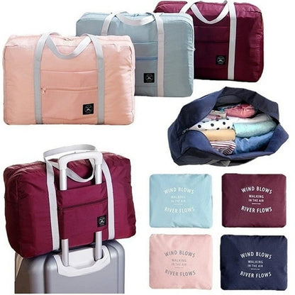 Sac Voyage Pliable Multifonctionnel - Bagage Portable Épaule Rangement