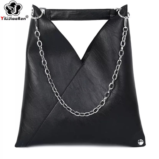 Sac à Main Femme Cuir Luxe Chaîne 2025 - Tote Designer Grande Capacité