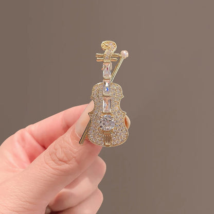 Broche Papillon Perles Blanches Strass Luxueuse – Pin's Cristaux Corsage Costume Femme