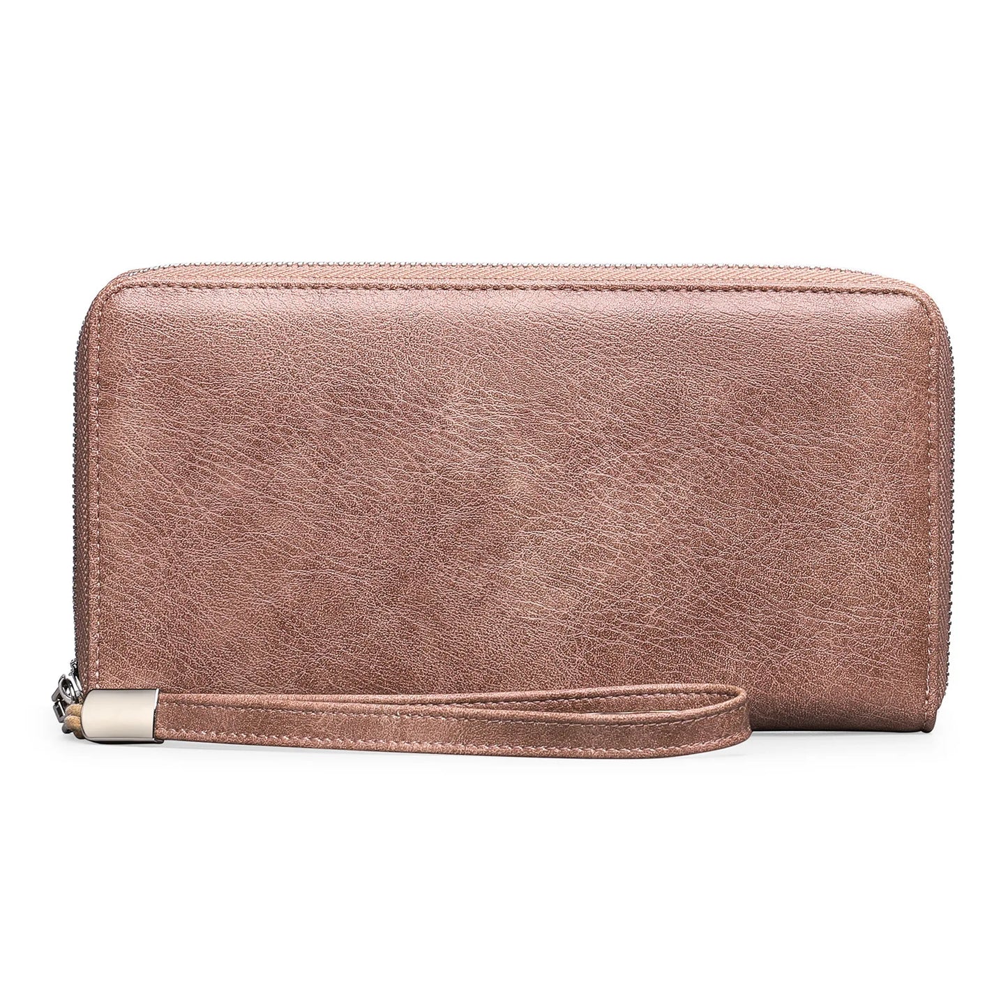 Portefeuille Femme Vintage RFID - Grande Capacité Cuir PU avec Porte-Cartes