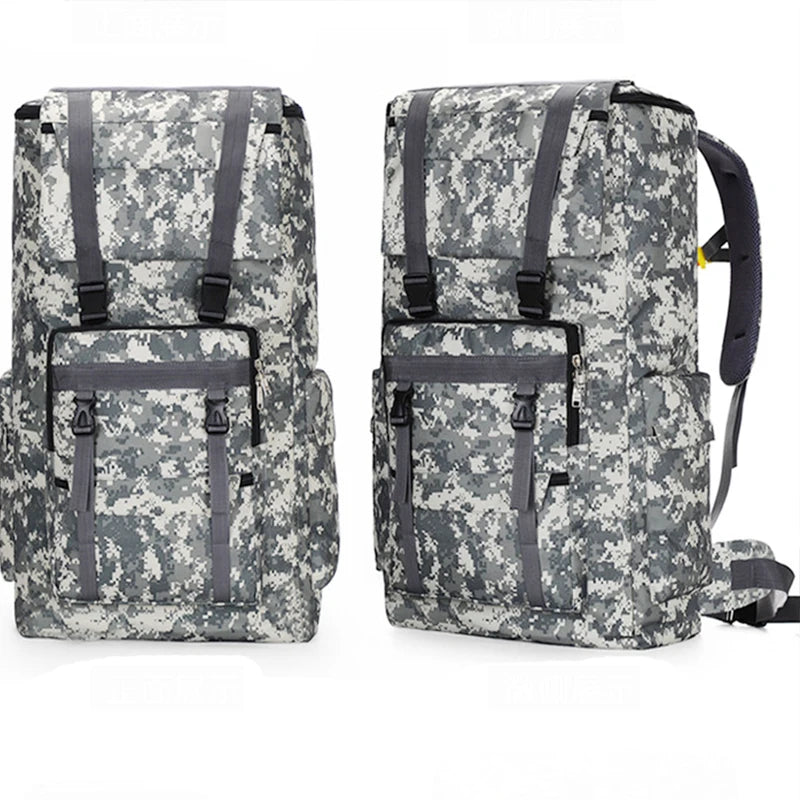 Sac à Dos Tactique Militaire 120L Imperméable Camouflage ACU - MOLLE Voyage Camping 2026