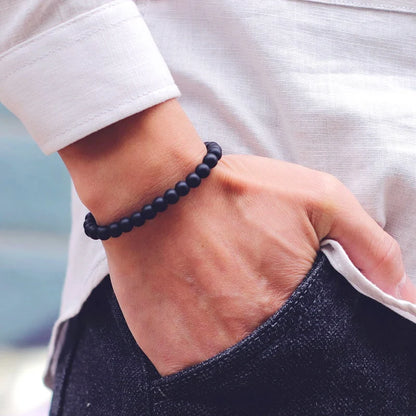 Ensemble 2 Bracelets Hommes Fil Rouge Porte-Bonheur – Ajustables Ethniques