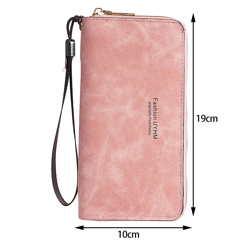 Sac à Main Femme avec Portefeuille Long - Pochette Multi-Fonctions Élégante