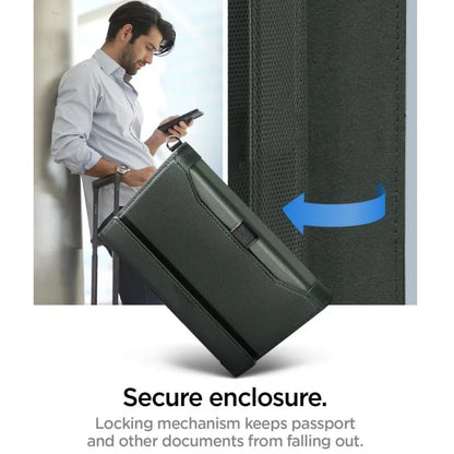Portefeuille Passeport RFID Cuir - Porte-Passeport Voyage Homme Femme avec Protection Anti-Piratage