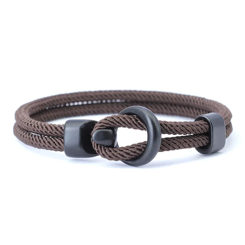Bracelet Nautique en Corde Tressée pour Homme - Style Milan