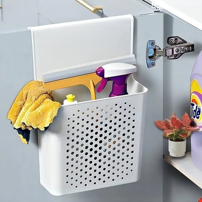 Organisateur de Porte d'Armoire de Cuisine - Panier de Rangement Suspendu Multifonction