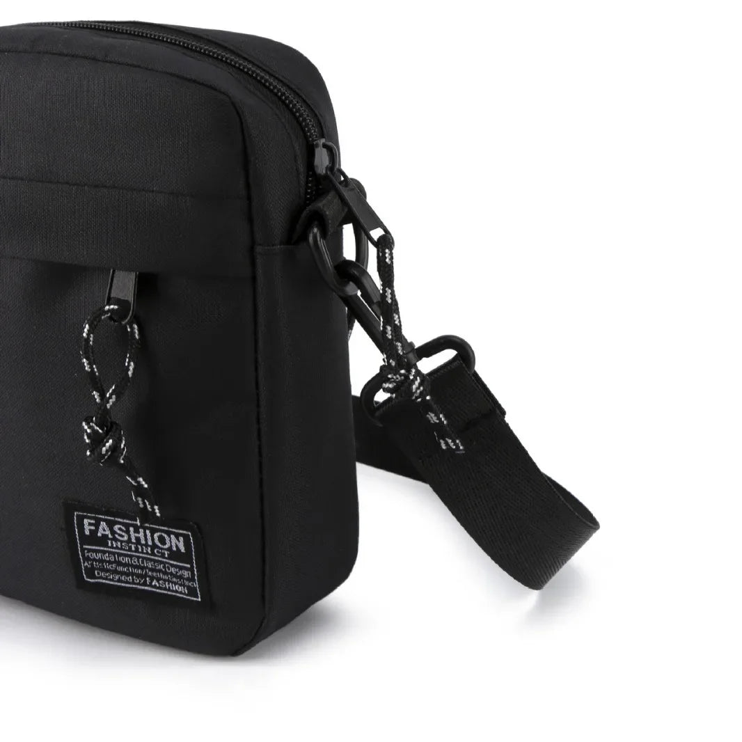 Mini Sac Baguette Bandoulière en Oxford – Unisexe