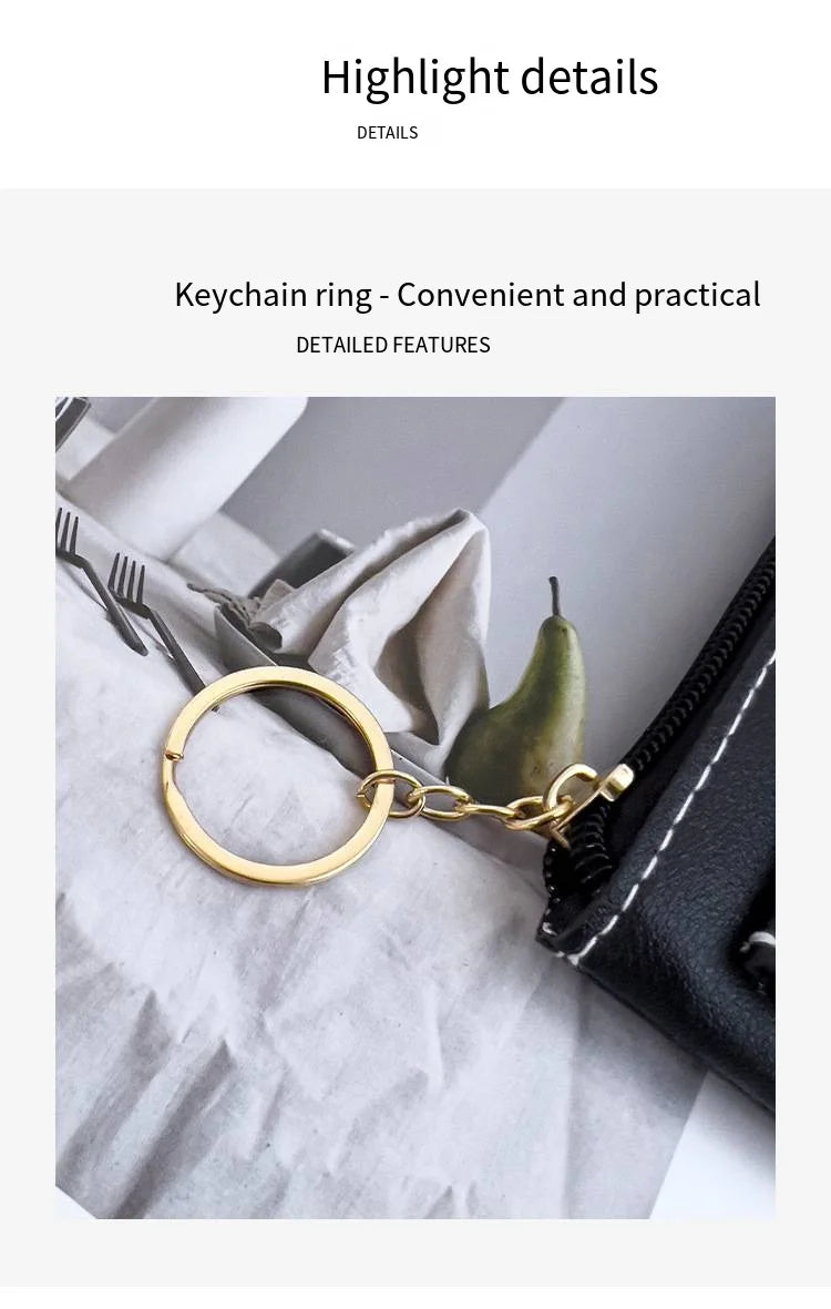 Portefeuille Femme RFID Blocking Trifold Multi-Cartes - Porte-Monnaie Zippé Porte-Clés Sécurisé