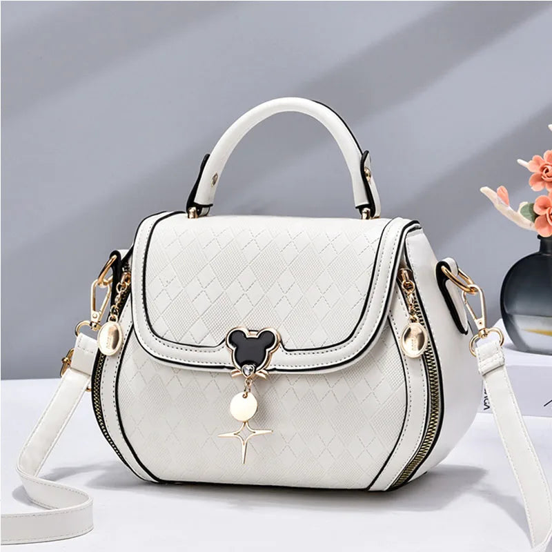 Sac à Main Femme Cuir Véritable Nœud - Tote Bag Épaule Luxe Designer Bucket