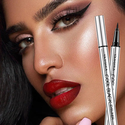 Eyeliner Liquide YANQINA – Waterproof 24H, Séchage Rapide & Anti-Bavures
