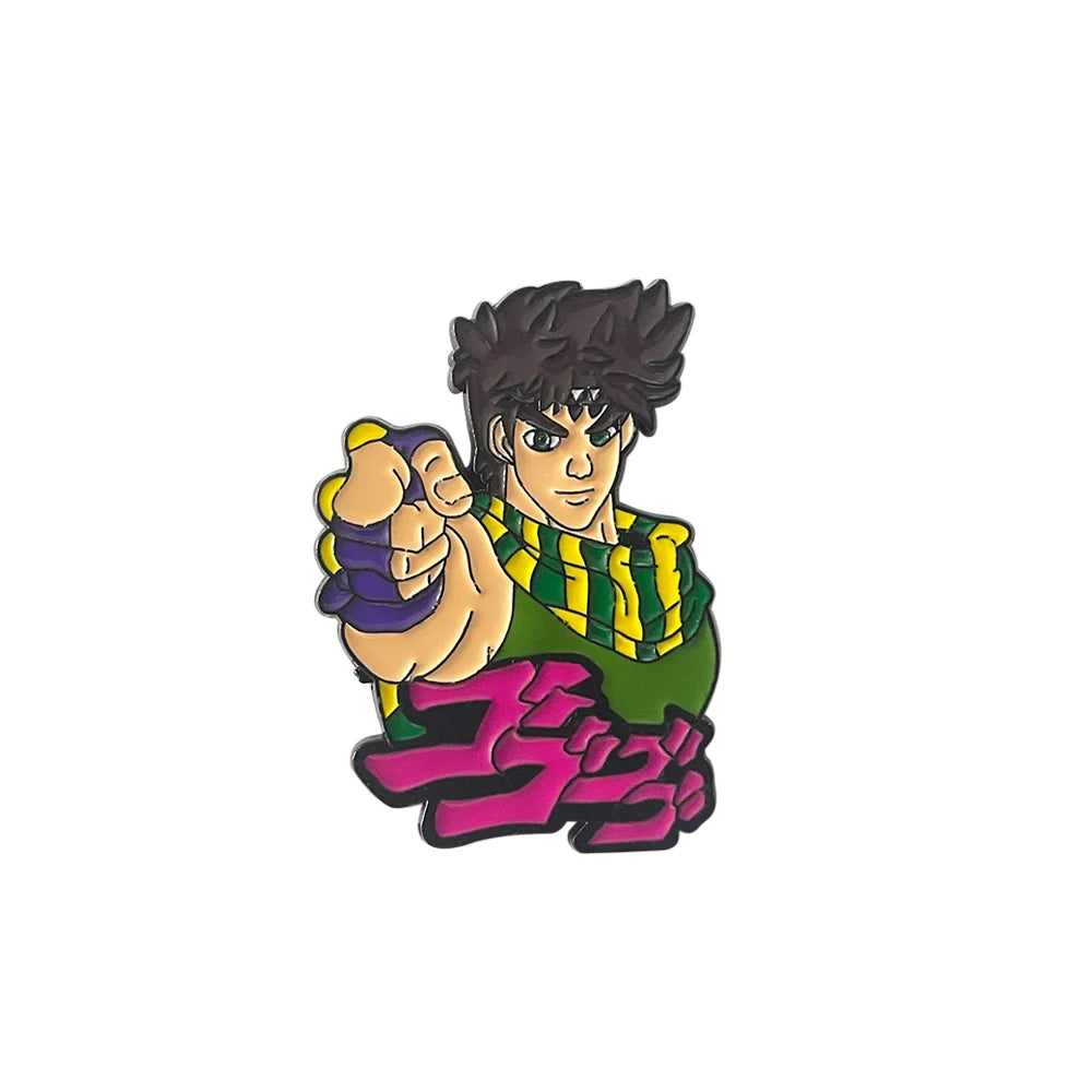 Pin's Émaillé Coccinelle Bleue JoJo's Bizarre Adventure Giorno Giovanna – Badge Broche Anime Fans